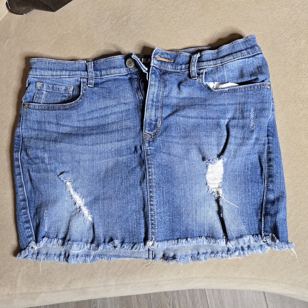 Women's Express Mini Denim Skirt